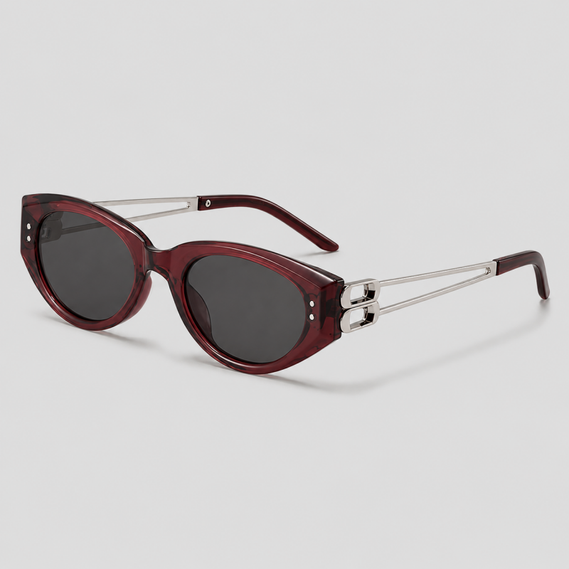 Retro Cat-Eye PC Alloy Sunglas - Shopdayla Wholesale - #2210