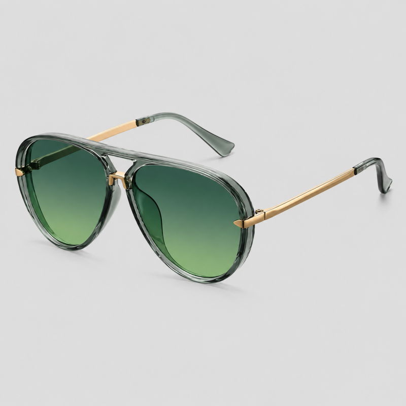 Retro Oversized Frame UV Prote - Shopdayla Wholesale - #7410