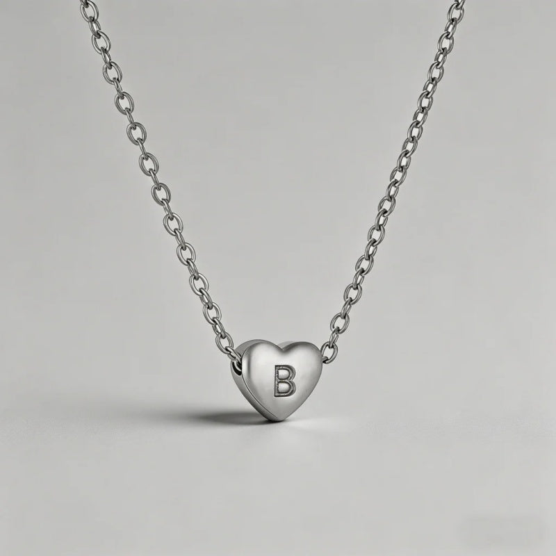26 Letters Heart Initial Neckl - Shopdayla Wholesale - #9922