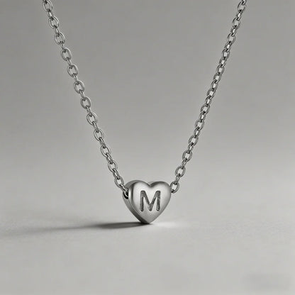 26 Letters Heart Initial Neckl - Shopdayla Wholesale - #0994