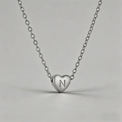 26 Letters Heart Initial Neckl - Shopdayla Wholesale - #6530