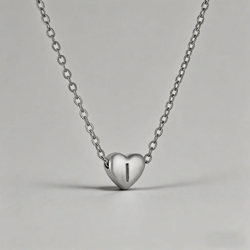 26 Letters Heart Initial Neckl - Shopdayla Wholesale - #2066