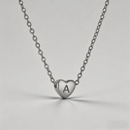 26 Letters Heart Initial Neckl - Shopdayla Wholesale - #4834