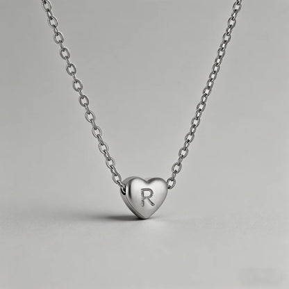 26 Letters Heart Initial Neckl - Shopdayla Wholesale - #0370