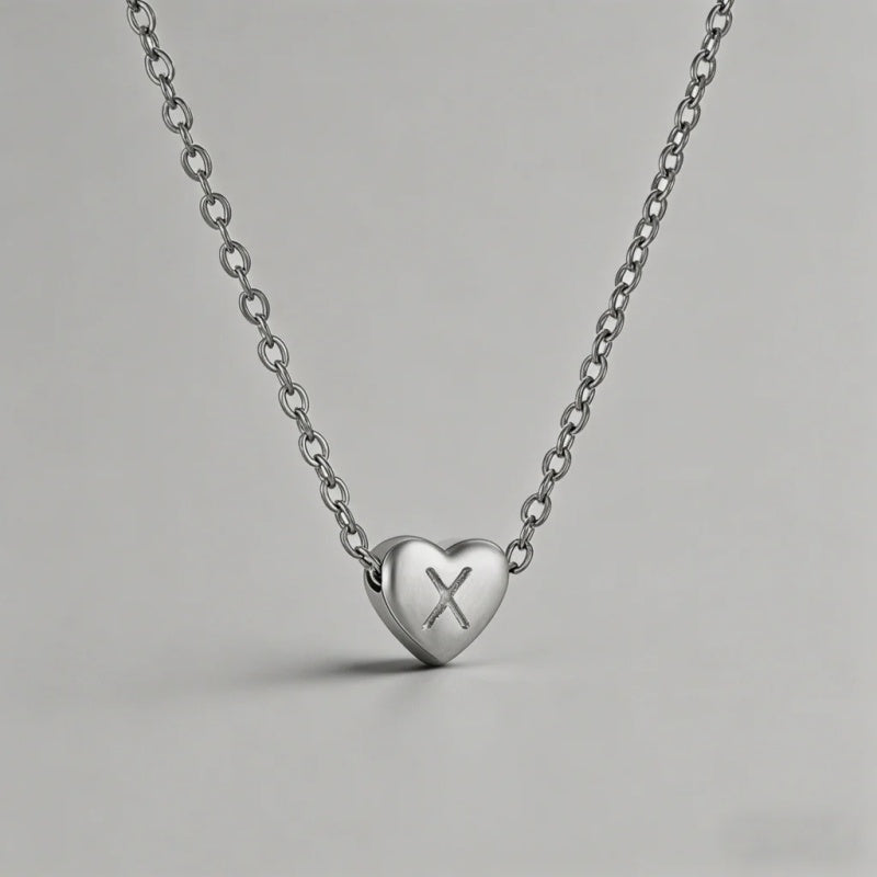 26 Letters Heart Initial Neckl - Shopdayla Wholesale - #1442