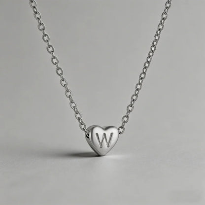26 Letters Heart Initial Neckl - Shopdayla Wholesale - #4210