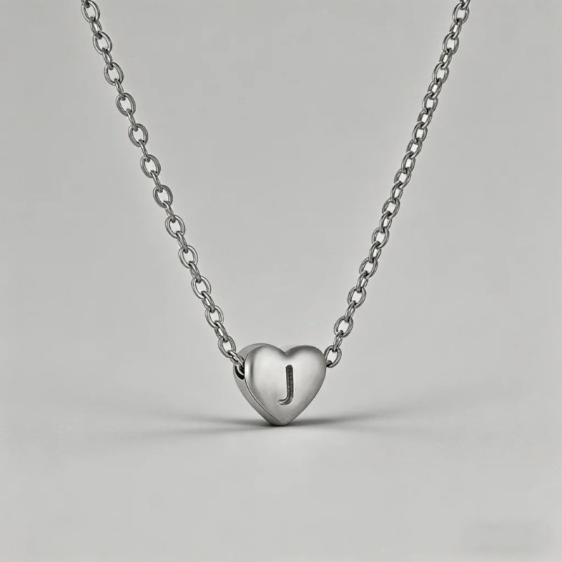 26 Letters Heart Initial Neckl - Shopdayla Wholesale - #6978