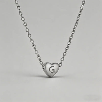 26 Letters Heart Initial Neckl - Shopdayla Wholesale - #5282