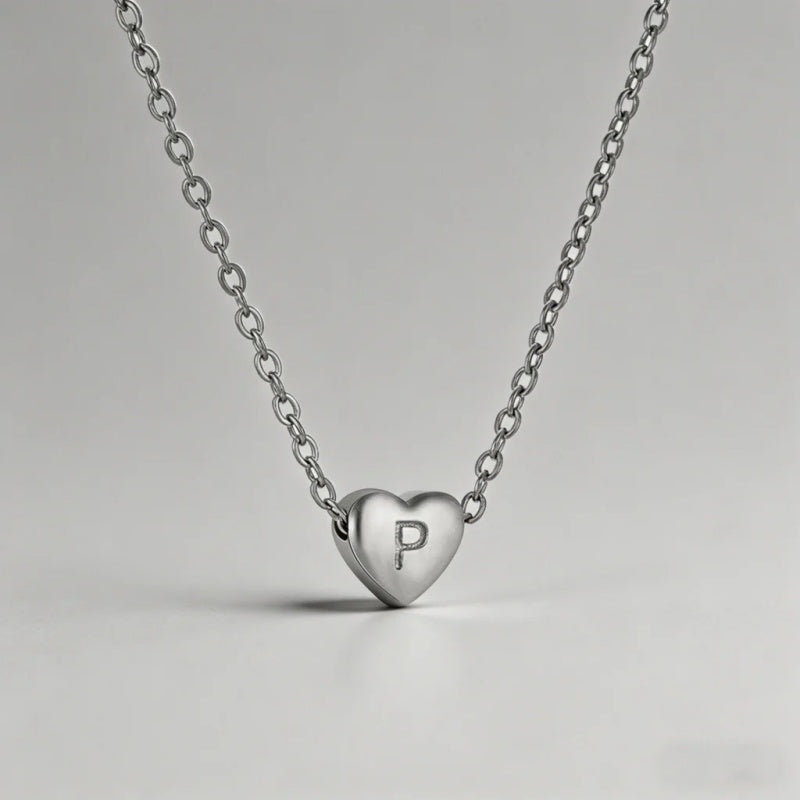 26 Letters Heart Initial Neckl - Shopdayla Wholesale - #0818