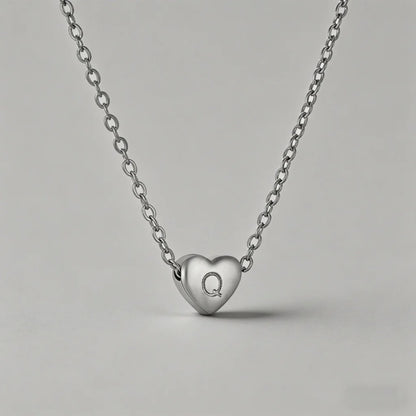 26 Letters Heart Initial Neckl - Shopdayla Wholesale - #3586