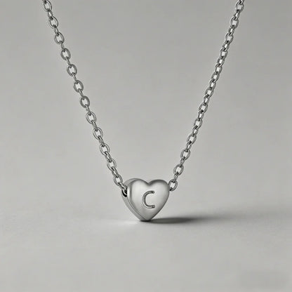 26 Letters Heart Initial Neckl - Shopdayla Wholesale - #6354