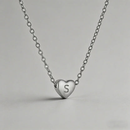 26 Letters Heart Initial Neckl - Shopdayla Wholesale - #9122