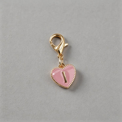26 Letters Enamel Heart Initia - Shopdayla Wholesale - #0386
