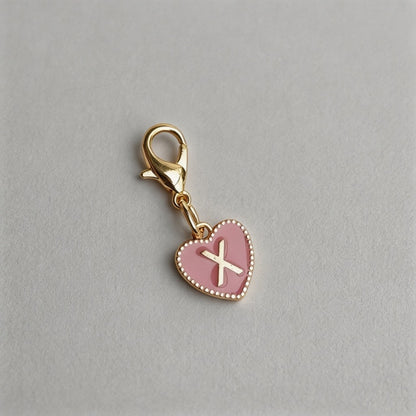 26 Letters Enamel Heart Initia - Shopdayla Wholesale - #1906