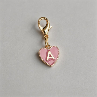 26 Letters Enamel Heart Initia - Shopdayla Wholesale - #0210