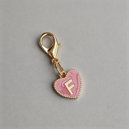 26 Letters Enamel Heart Initia - Shopdayla Wholesale - #4050