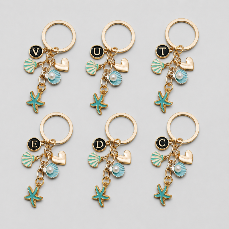 26 Letters Ocean Style Initial - Shopdayla Wholesale - #9186