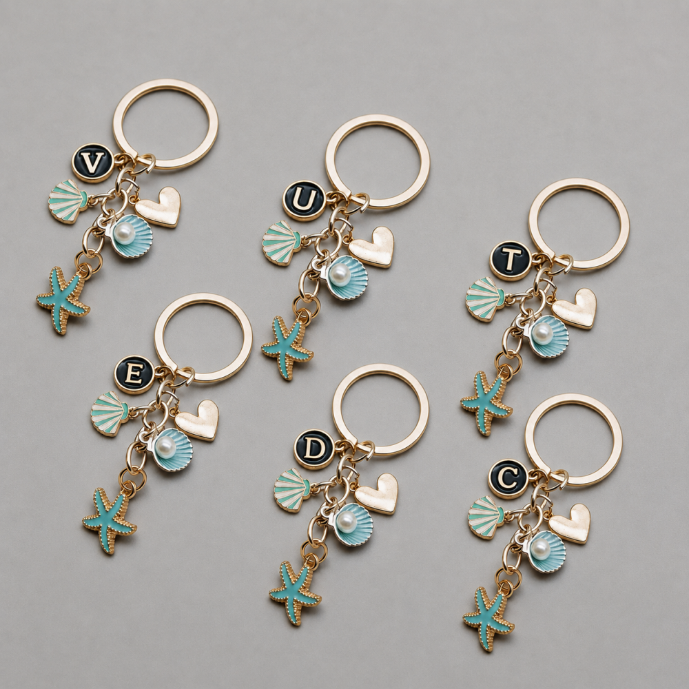 26 Letters Ocean Style Initial - Shopdayla Wholesale - #4786