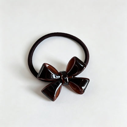 Acetate Bow Hair Elastic Hair Tie
