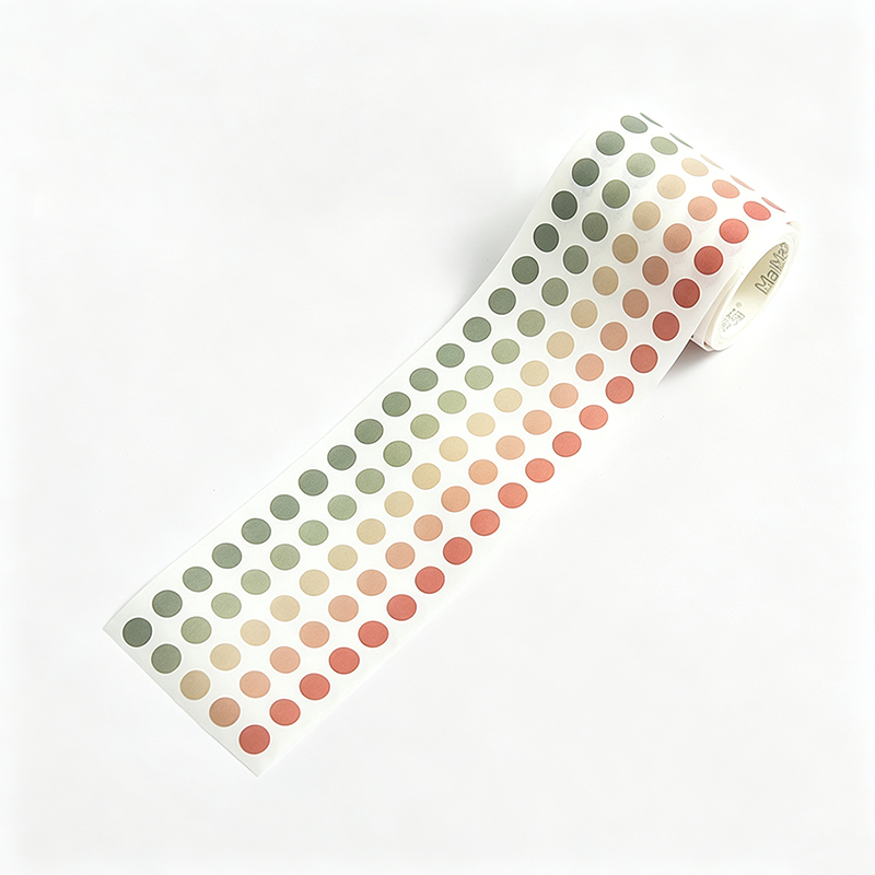 Color Dot Tape Circle Stickers