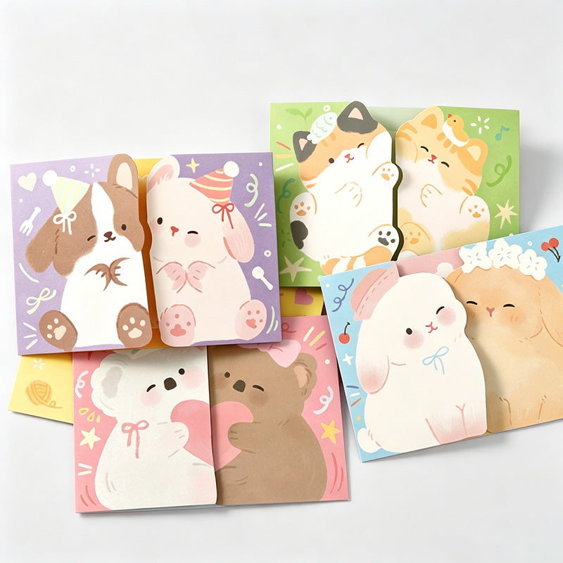 Animal Shaped Greeting Card with Envelope