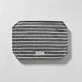 Striped Linen Blend Fabric Placemat & Coaster