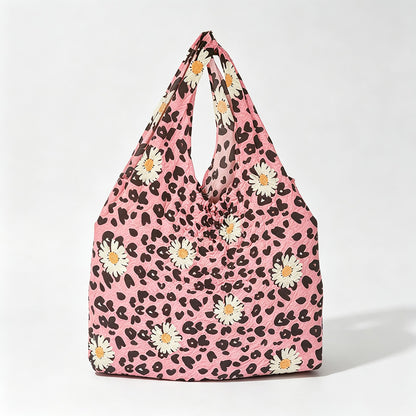 Textured Pleated Storage Tote Bag
