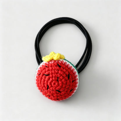 Crochet Fruit Hair Ties