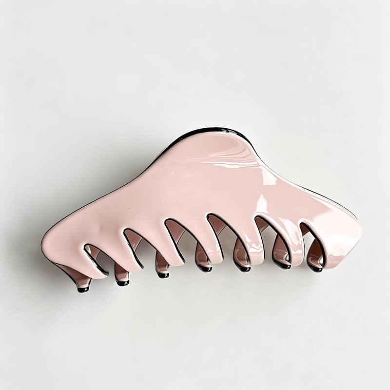 Large Solid Color Hair Claw Clip