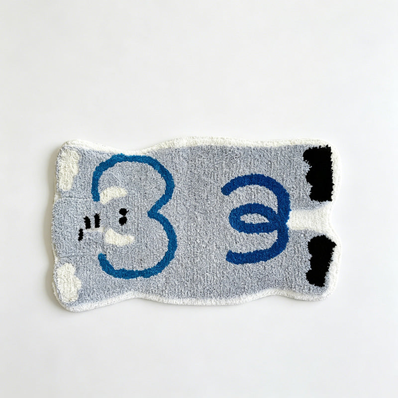 Animal Shape Tufted Mat
