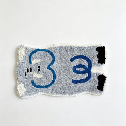 Animal Shape Tufted Mat