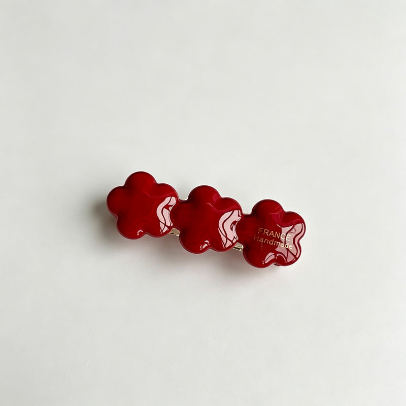 Flower‑Shape Alligator Hair Barrette