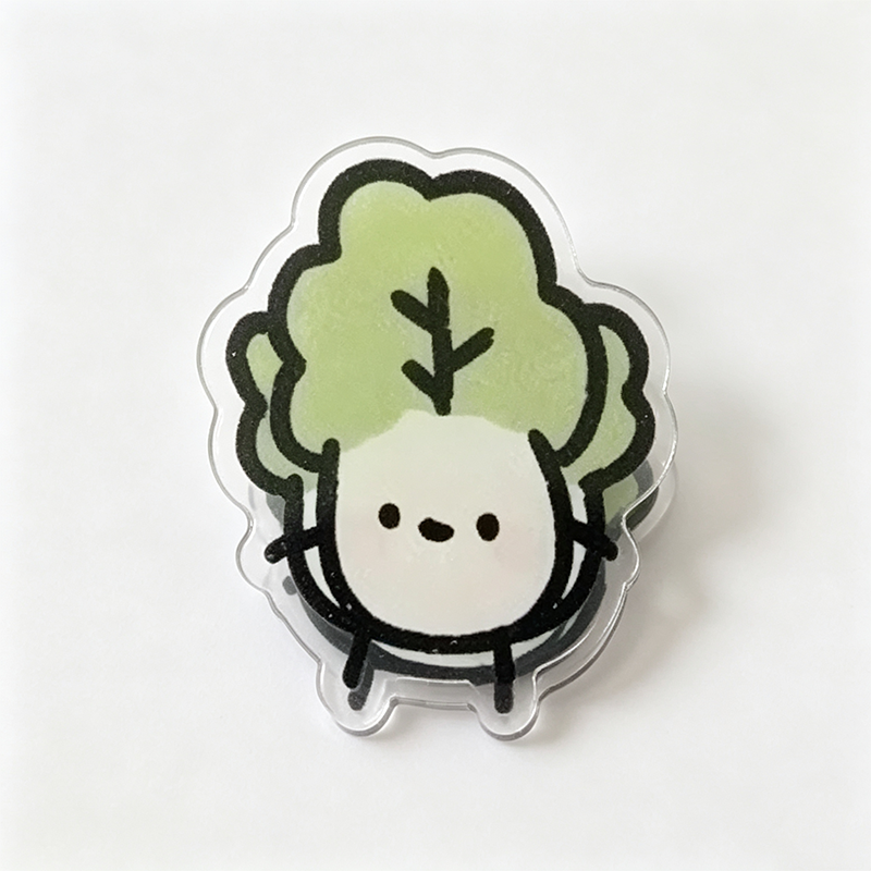 Vegetable Pattern Acrylic Paper Clip