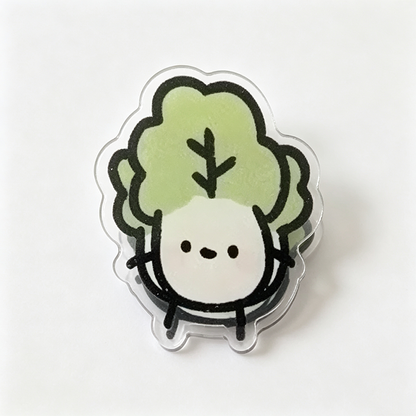Vegetable Pattern Acrylic Paper Clip