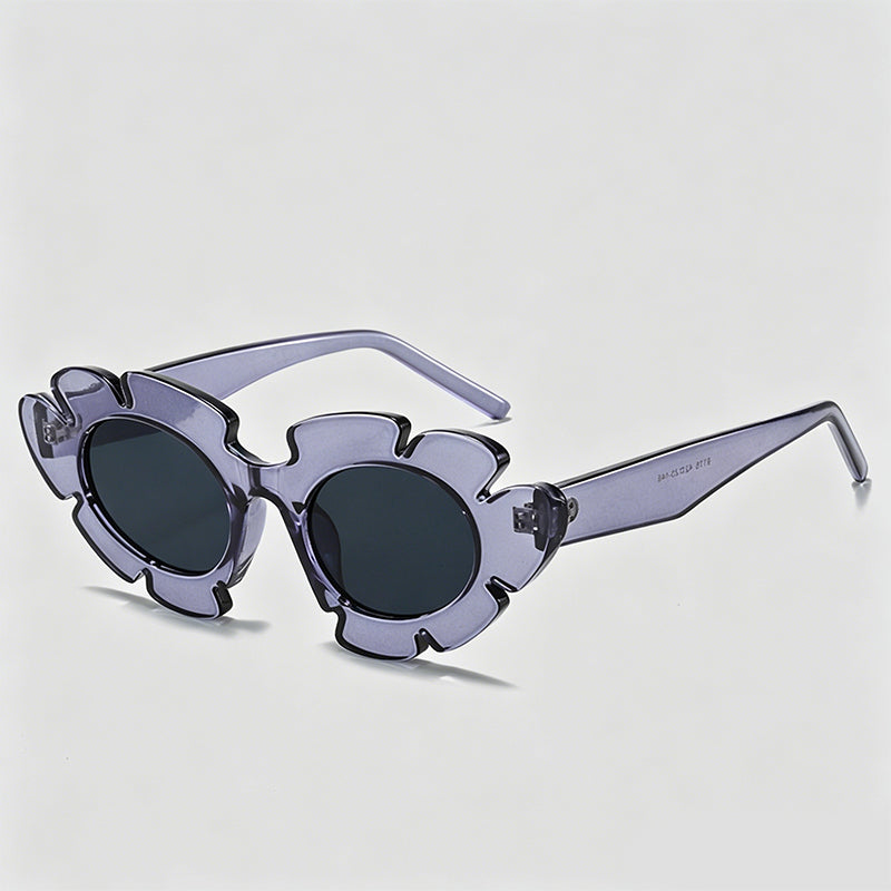 Flower Petal Frame Y2K Fashion Sunglasses