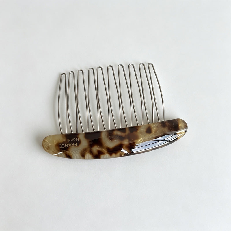 Oval Hair Insert Comb with Teeth