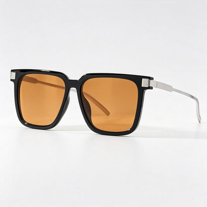 Square Metal Frame Sunglasses