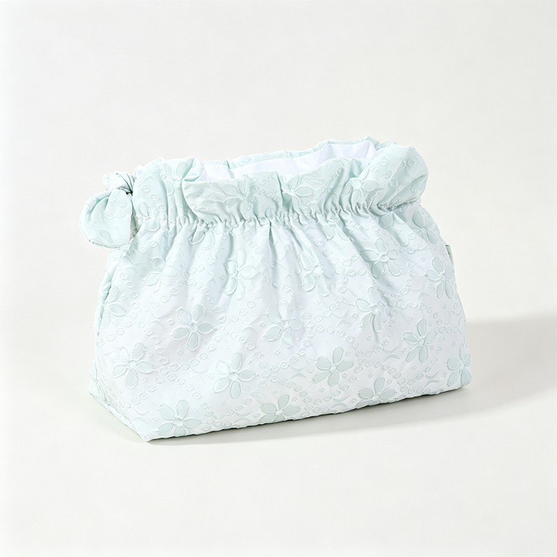 Textured Cat Cosmetic Pouch