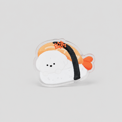 Food Print Transparent Paper Clip