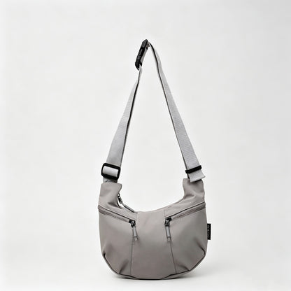 Crescent Nylon Hobo Crossbody Bag