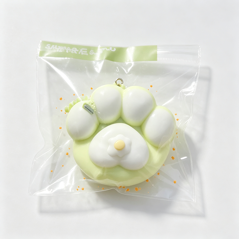 Green Grape Squeeze Toy Charm