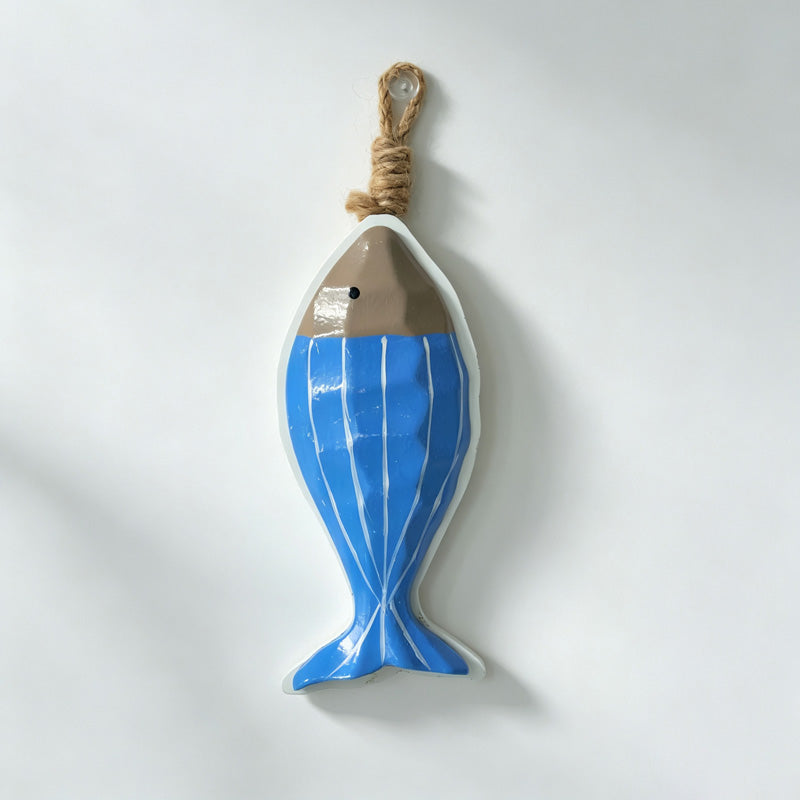 Wooden Fish Shape Wall Hanging Ornament