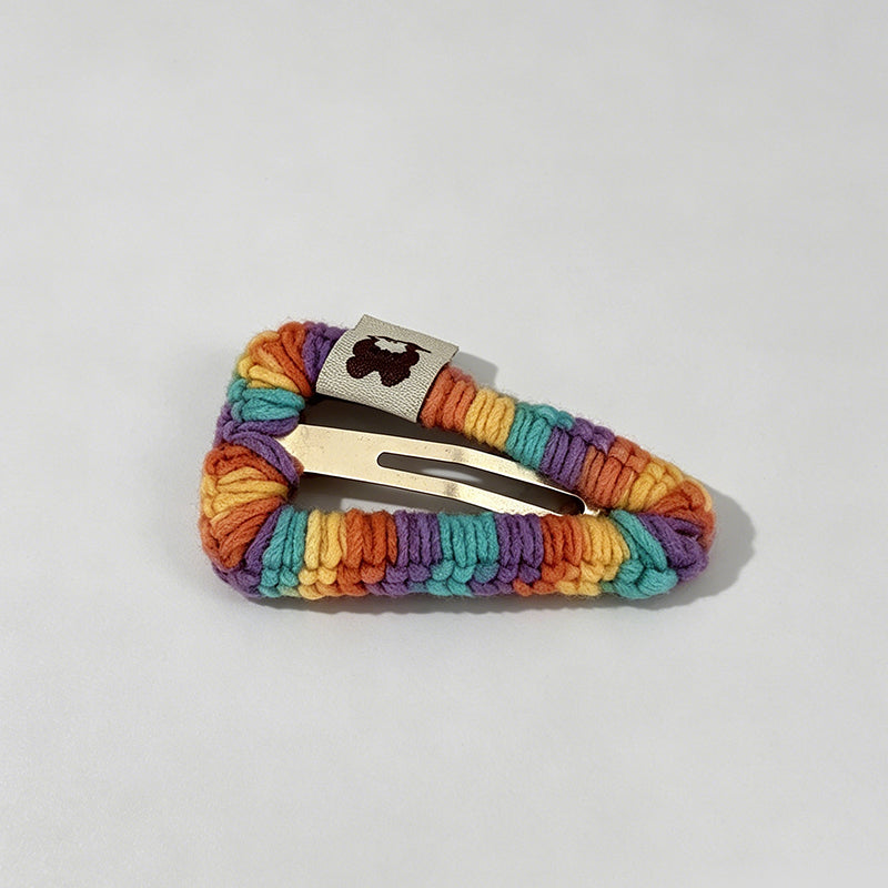 Colorful Rainbow Yarn Hair Accessorie