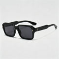 Square Retro Rivet Decor UV Protection Sunglasses