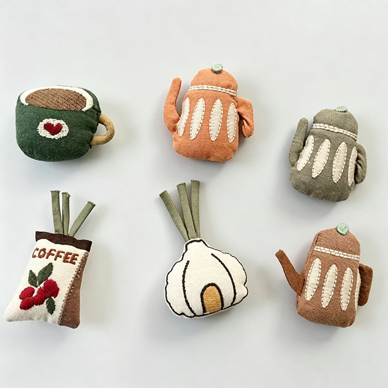 Whimsical Fabric Pin Brooch