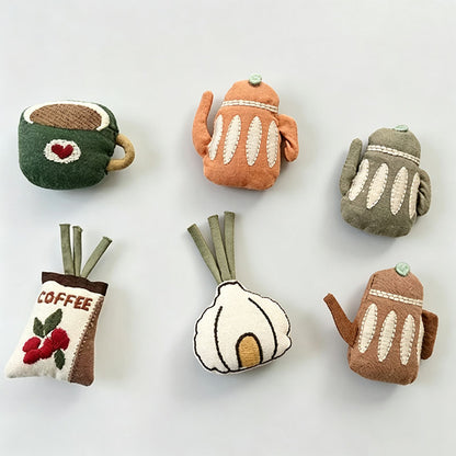 Whimsical Fabric Pin Brooch