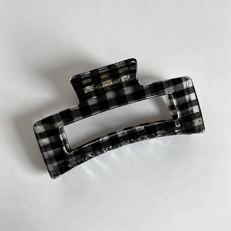 Plaid Claw Clip