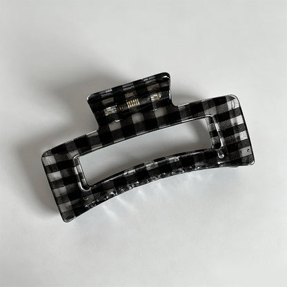 Plaid Claw Clip