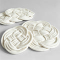 Braided White Cotton Heat Insulation Coaster