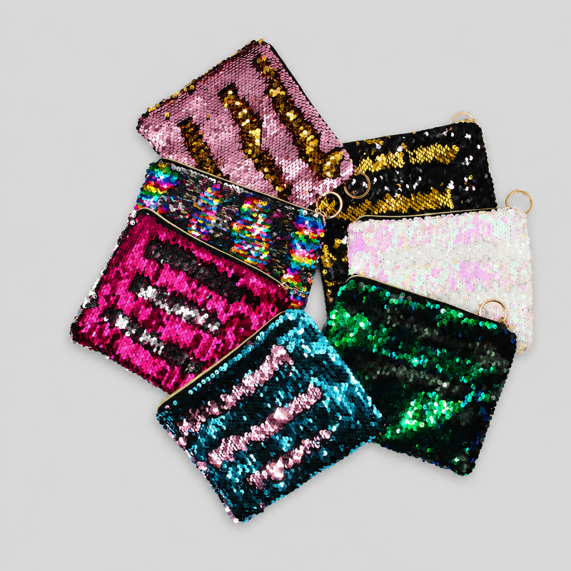 Shiny Sequin Small Portable Ev - Shopdayla Wholesale - #4146